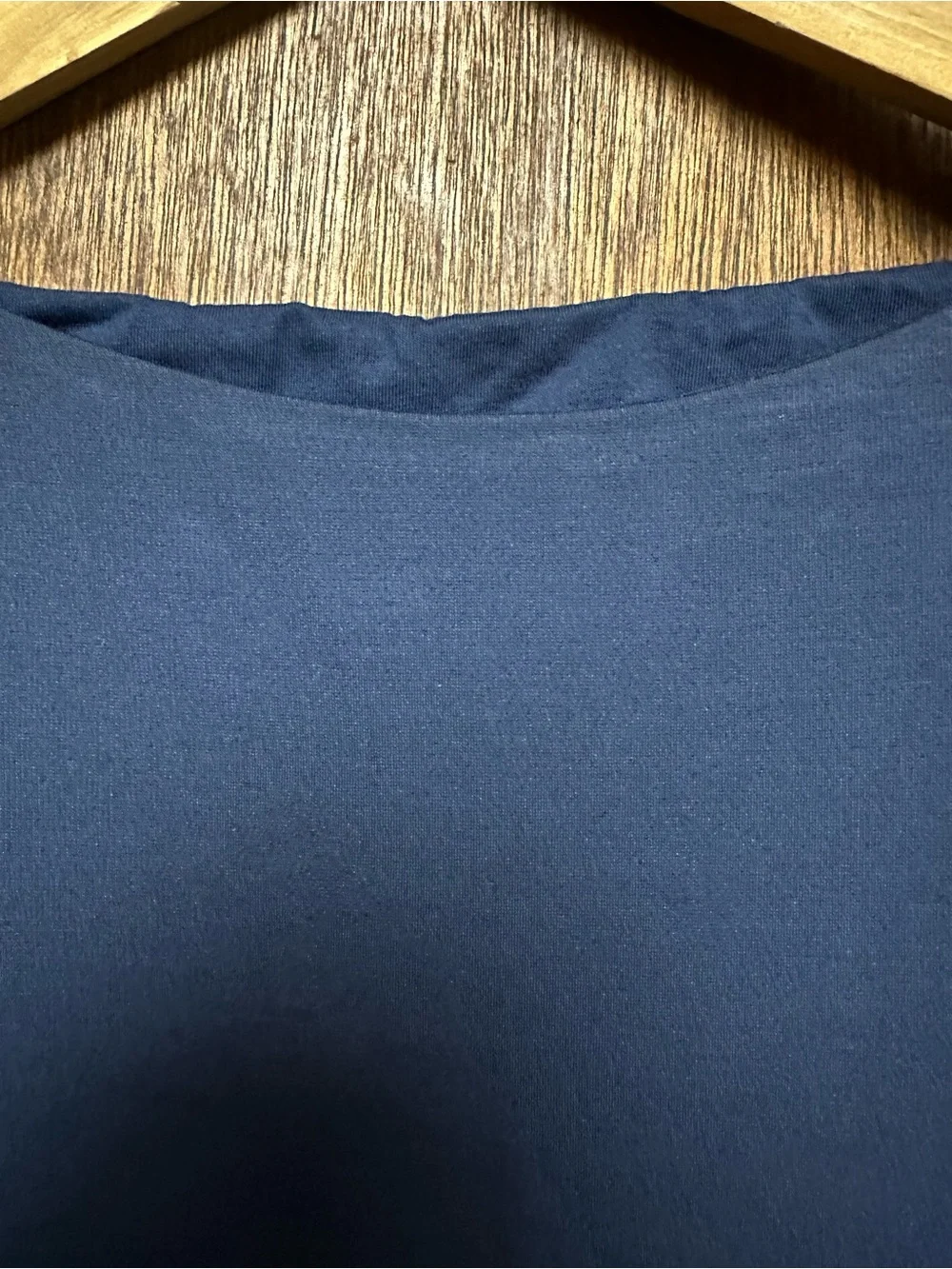 OGL Ponte De Roma Maxi Dress - Navy Blue size Large - Picture 3 of 4